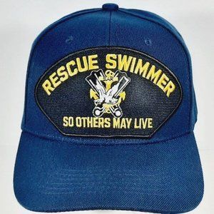 U.S. NAVY Rescue Swimmer So Others May Live Cap Hat Veteran Pride Patriotic 70s